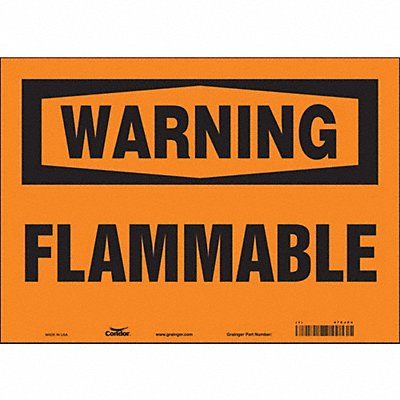 Safety Sign 10 in x 14 in Vinyl