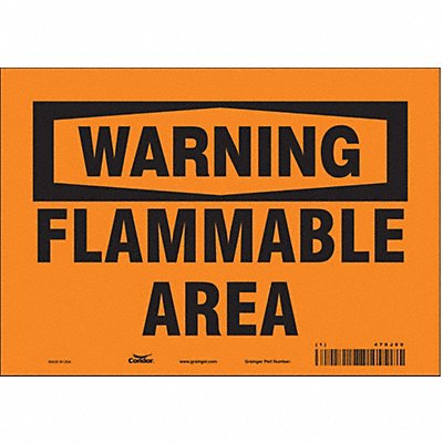 Safety Sign 7 in x 10 in Vinyl
