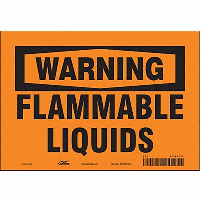 Safety Sign 7 in x 10 in Vinyl