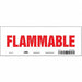 Safety Sign 3.5in x 10in Vinyl PK10