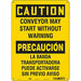 Safety Sign 14 in x 10 in Polyethylene