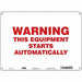 Safety Sign 10 in x 14 in Aluminum
