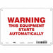 Safety Sign 7 in x 10 in Polyethylene