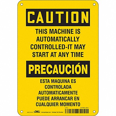 Safety Sign 10 inx7 in Aluminum
