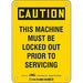 Safety Sign 7 inx5 in Vinyl
