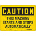 Safety Sign 10 in x 14 in Aluminum