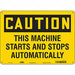 Safety Sign 10 in x 14 in Polyethylene
