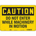 Safety Sign 10 in x 14 in Aluminum