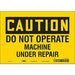 Safety Sign 7 inx10 in Vinyl
