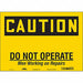 Safety Sign 10 in x 14 in Vinyl