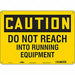 Safety Sign 10 in x 14 in Aluminum