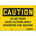 Safety Sign 7 in x 10 in Vinyl
