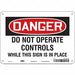 Safety Sign 7 in x 10 in Aluminum