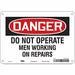 Safety Sign 7 in x 10 in Aluminum