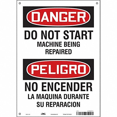 Safety Sign 14 inx10 in Vinyl