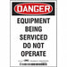 Safety Sign 5 inx3 1/2 in Vinyl