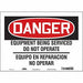 Safety Sign 10 in x 14 in Vinyl