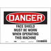 Safety Sign 7 in x 10 in Vinyl