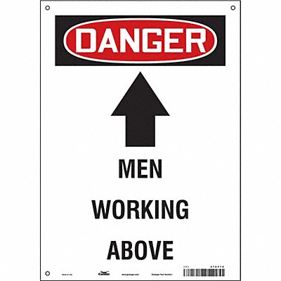 Safety Sign 14 in x 10 in Vinyl
