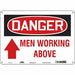 J6936 Safety Sign 10 inx14 in Polyethylene