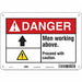 Safety Sign 7 in x 10 in Polyethylene