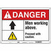 Safety Sign 14 inx20 in Polyethylene