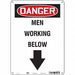 Safety Sign 14 in x 10 in Polyethylene