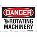 Safety Sign 10 in x 14 in Polyethylene