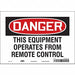 Safety Sign 7 in x 10 in Vinyl