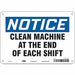 Safety Sign 7 in x 10 in Aluminum
