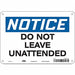 Safety Sign 7 in x 10 in Aluminum
