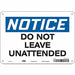 Safety Sign 7 inx10 in Polyethylene