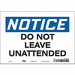 Safety Sign 7 in x 10 in Vinyl