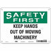Safety Sign 7 in x 10 in Aluminum