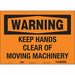Safety Sign 10 in x 14 in Vinyl