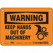 Safety Sign 5 inx7 in Polyethylene