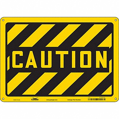 Safety Sign 10 in x 14 in Polyethylene