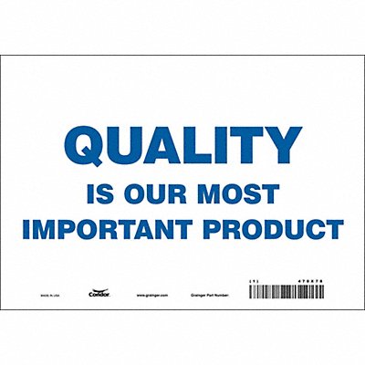Safety Sign 7 in x 10 in Vinyl