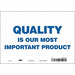 Safety Sign 7 in x 10 in Vinyl