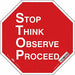 Safety Sign 24 in x 24 in Aluminum