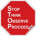 Safety Sign 24 inx24 in Polyethylene