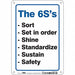 Safety Sign 10 inx7 in Polyethylene