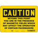 Safety Sign 7 in x 10 in Aluminum