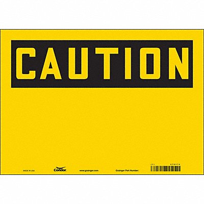Safety Sign 10 inx14 in Vinyl