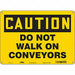 Safety Sign 10 inx14 in Polyethylene