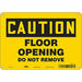 Safety Sign 7 in x 10 in Aluminum