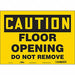 Safety Sign 10 in x 14 in Vinyl