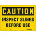 Safety Sign 10 in x 14 in Polyethylene