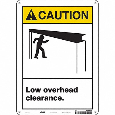Safety Sign 14 in x 10 in Aluminum