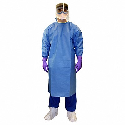 Liquid Barrier Gown LowLint BL S/M PK10